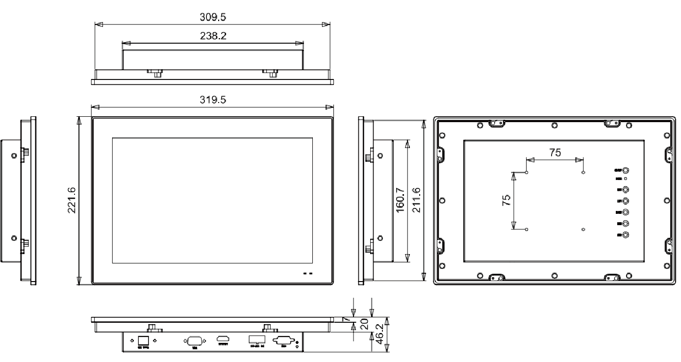 TPM-CA/RA1210 尺寸图