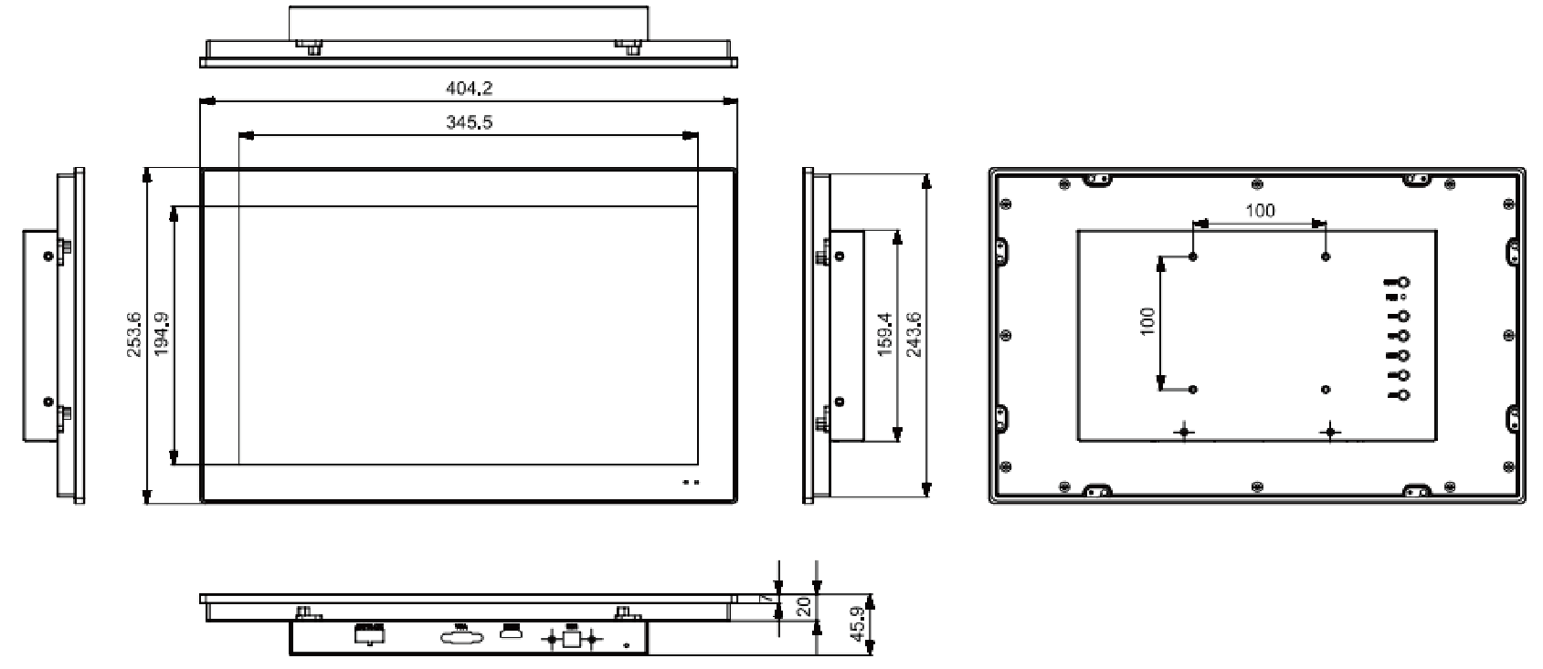 TPM-CA/RA1560 尺寸图